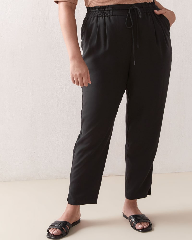 Plus size model wearing Pull-On Jogger Pant by Addition Elle | Dia&Co | dia_product_style_image_id:119368